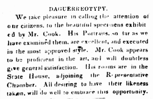 Cook Mville April 1849